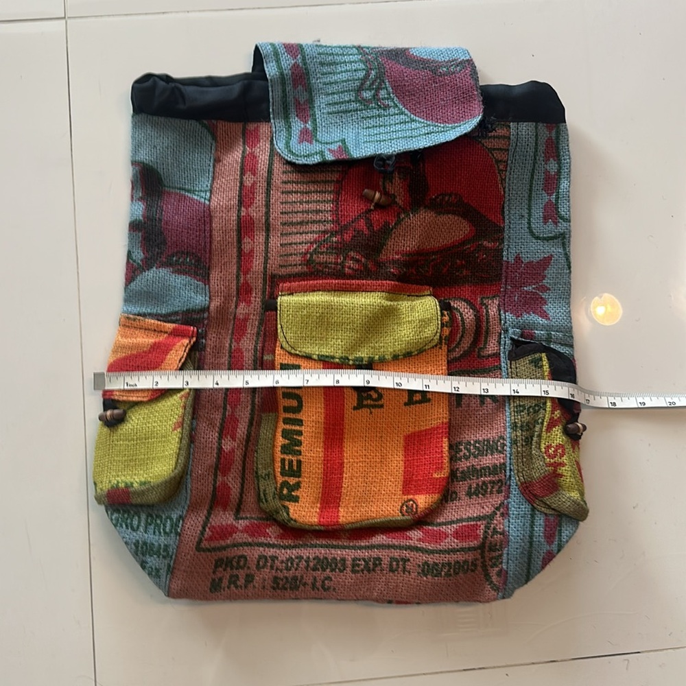 Dydaktik Boho Up Cycled Patchwork Backpack - image 3
